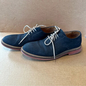 1091 Nordstrom blue suede leather shoes, size 10.5 M. Lace up, oxford, spring